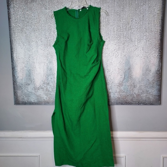 ZARA long textured weave dress - Picture 8 of 15